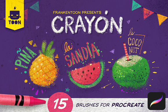 Crayon - Procreate Brush Pack preview 7