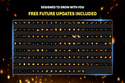 170+ Golden Magic Overlay Effects, an Object Graphic by Mikel Blazgad (Thumbnail 8 of 11)