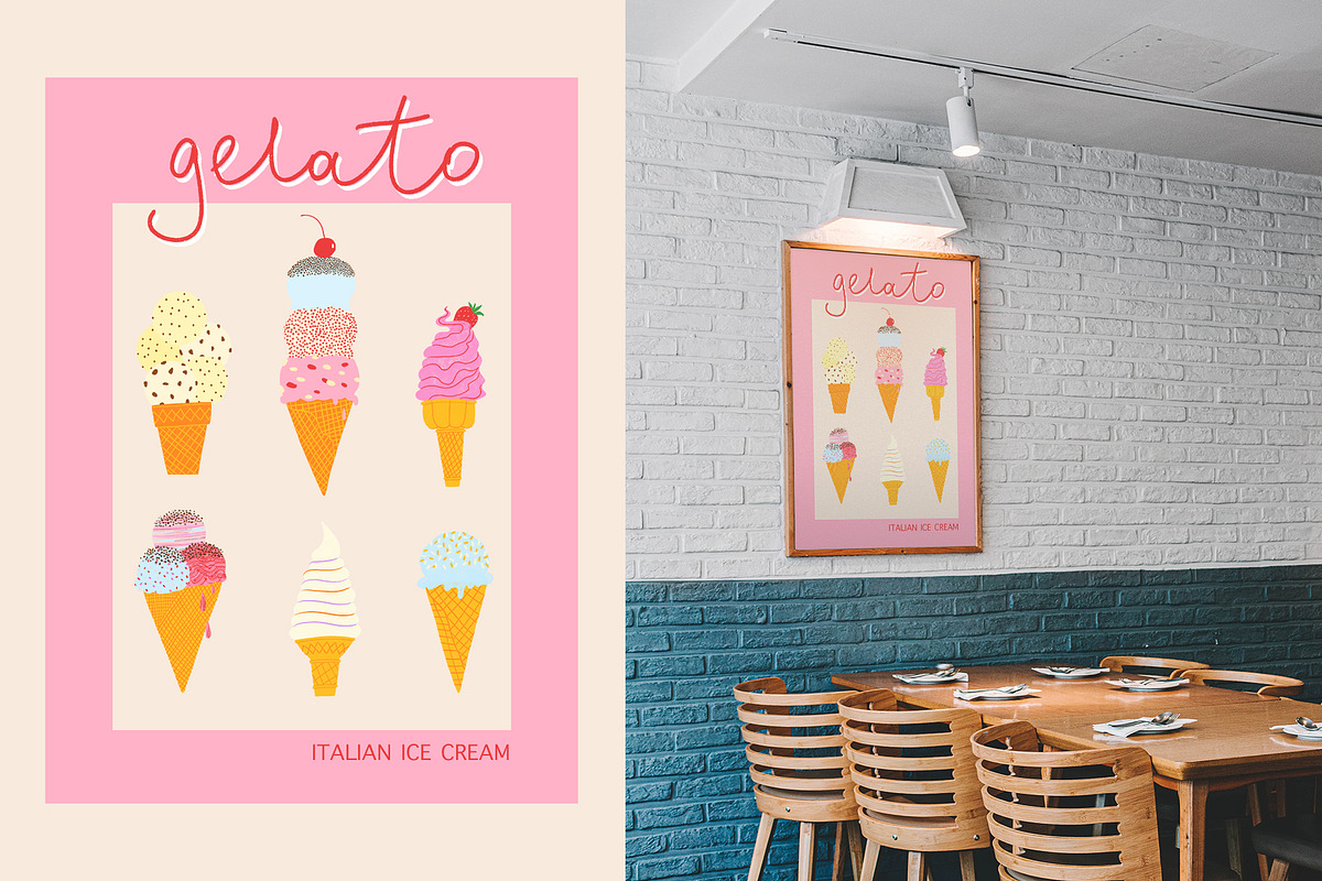 Best Ice Cream in Town, a Food Illustration by Annakniaz (Photo 11 of 13)