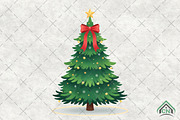 Christmas Tree PNG, an Illustration by Craft Nest (Thumbnail 1 of 6)
