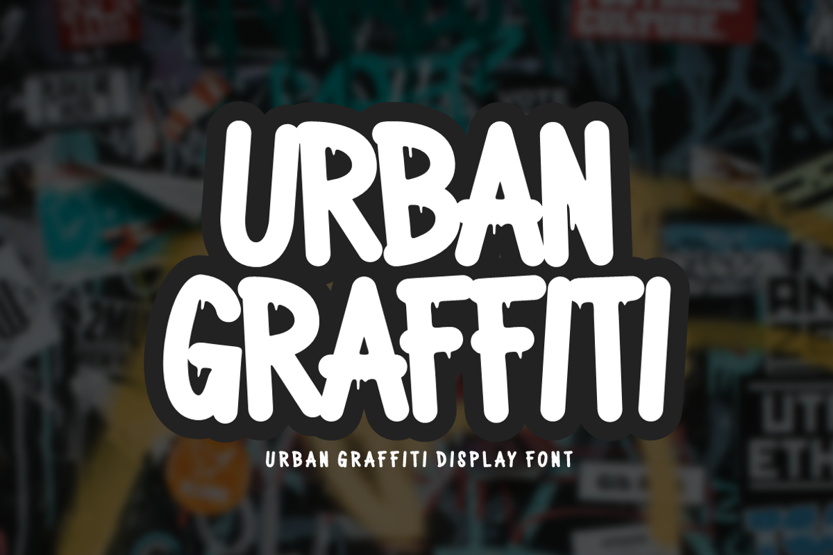 Spray Skatego - Urban Graffiti Font, a Sans Serif Font by QR Design Studio (Photo 2 of 6)
