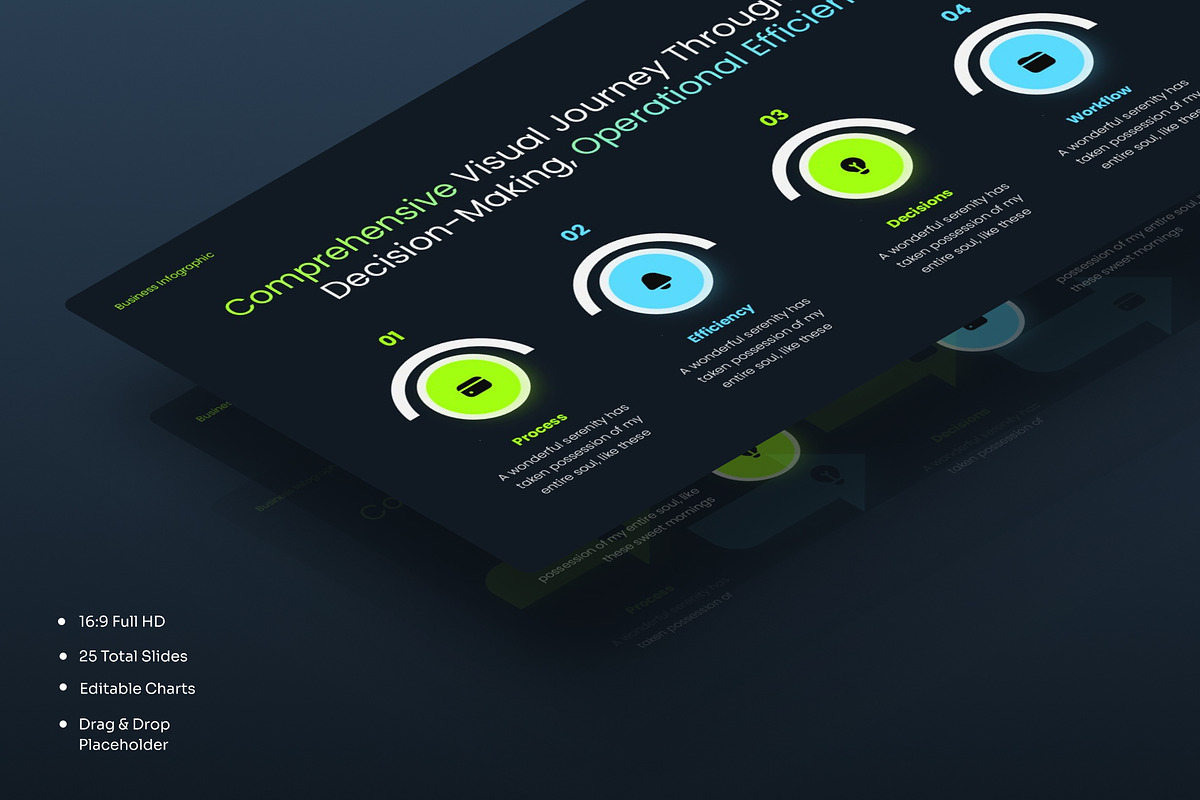Business Infographic PowerPoint, a Presentation Template by Premast (Photo 2 of 5)