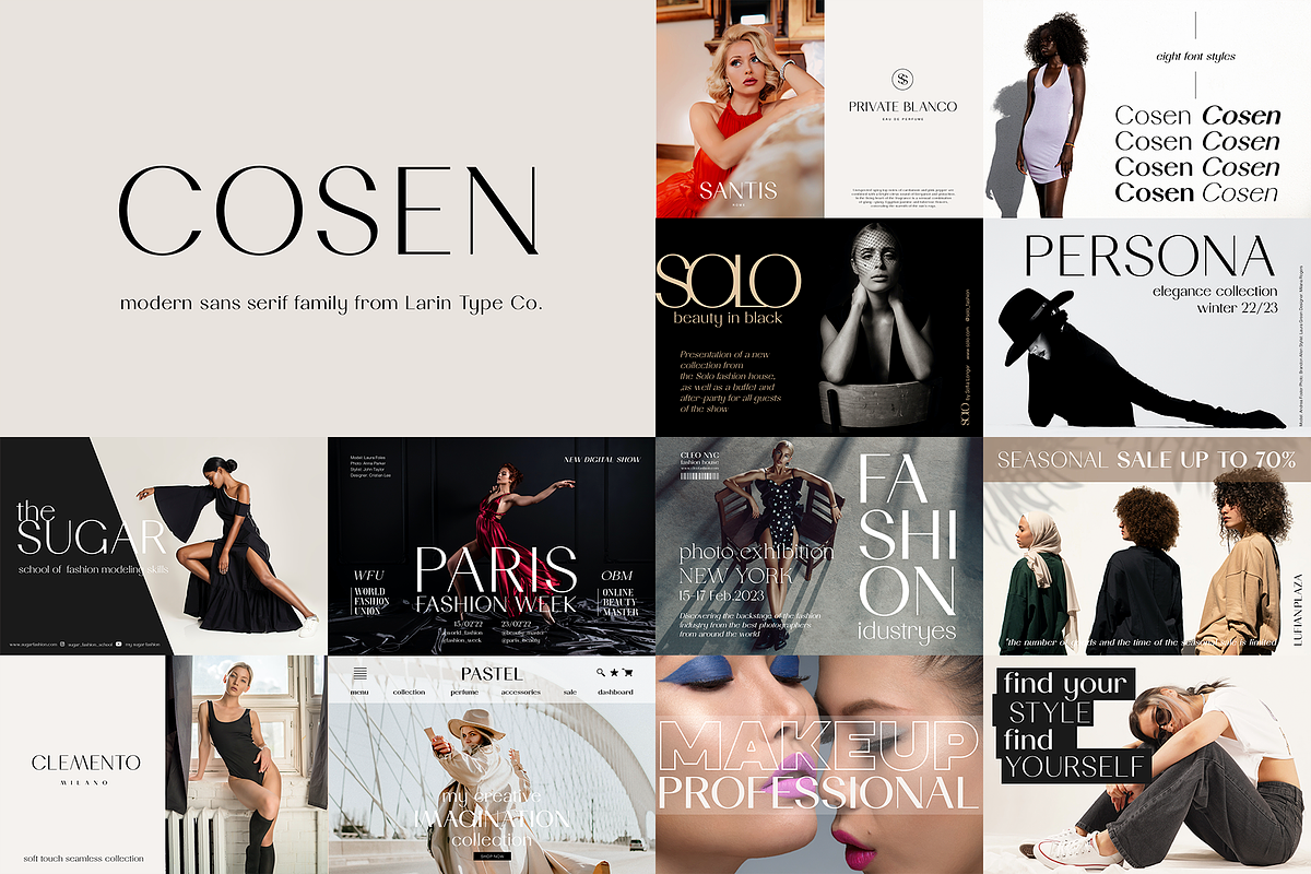 Sans Serif Bundle, a Sans Serif Font by Larin Type Co. (Photo 6 of 12)