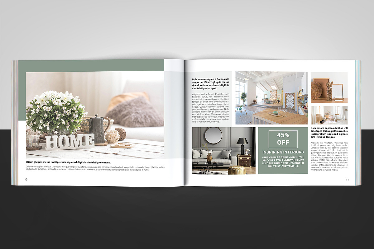 Interior Brochure | Catalog, a Brochure Template by Template Shop