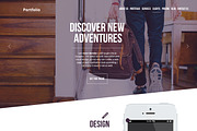 Portfo.lio One Page Template, a Landing Page Template by IB (Thumbnail 2 of 4)