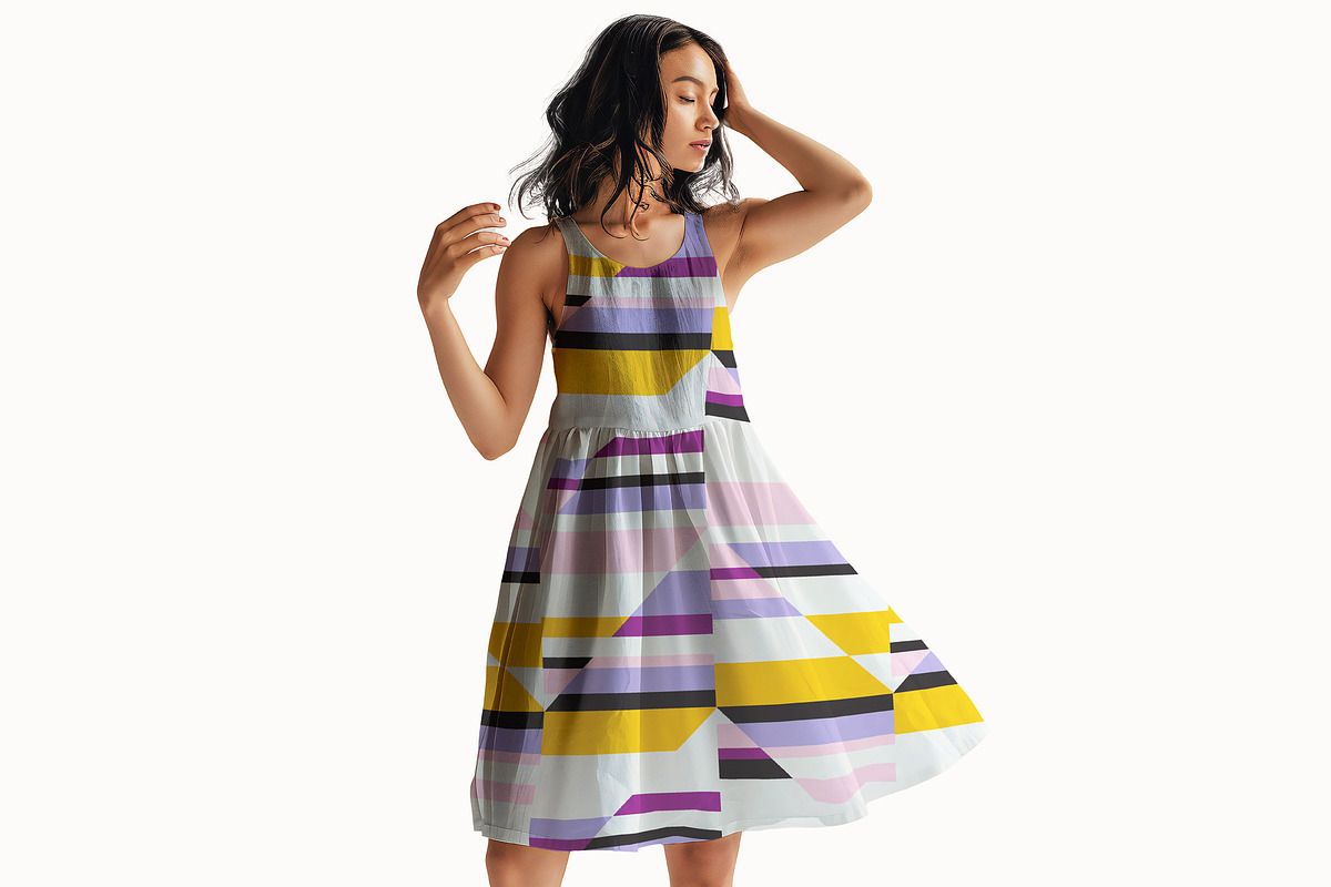 Colorful Geometric Seamless Pattern, a Pattern Graphic by StudioGlouna (Photo 3 of 9)