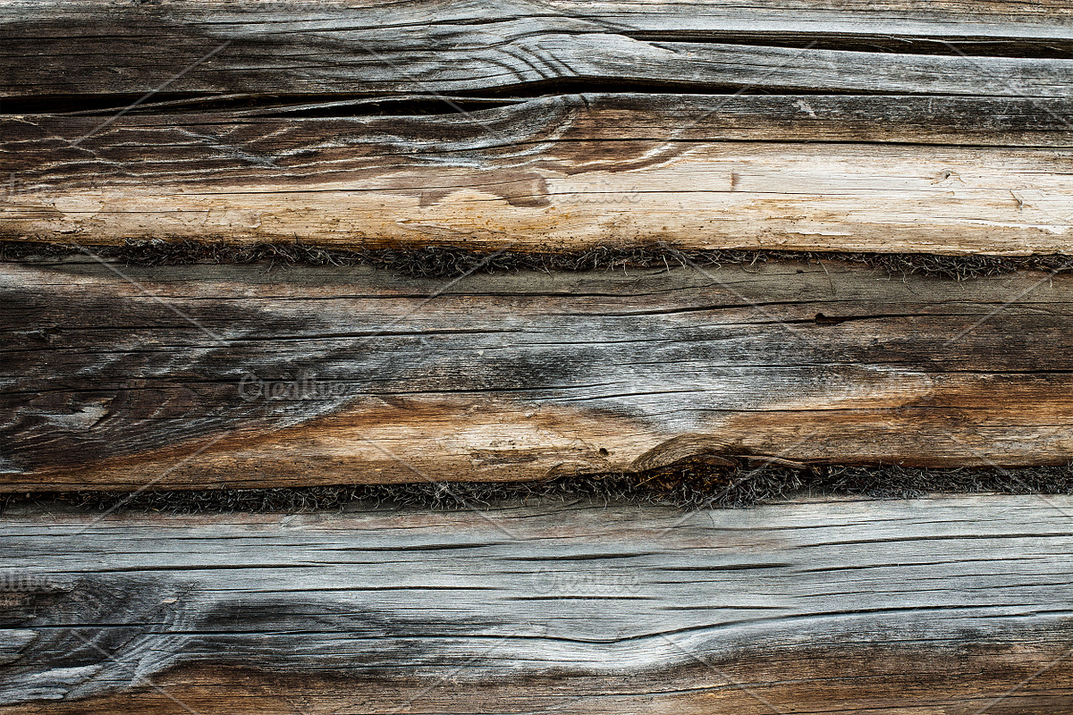 Old Wood Texture Wood Log Wall, a Texture Graphic by VetalStock (Photo 2 of 9)