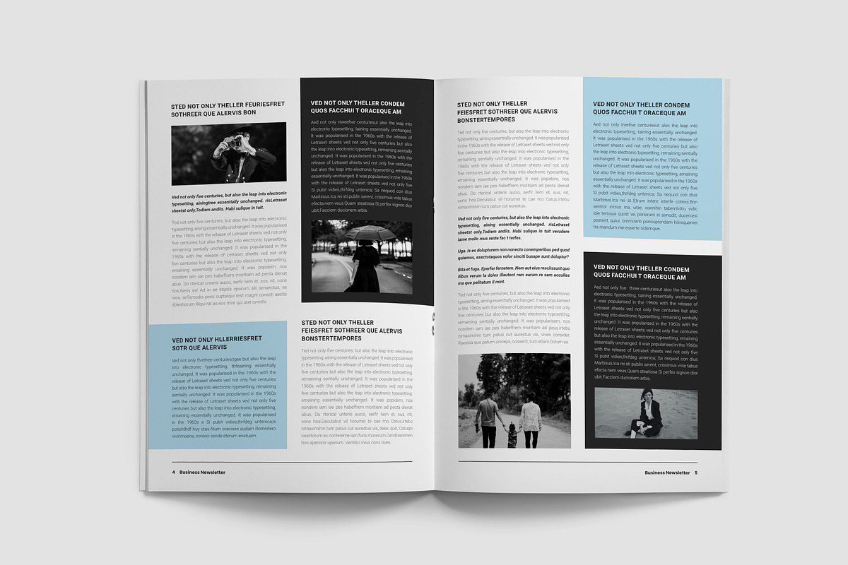 Newsletter Template | Adobe InDesign, a Brochure Template by HR Studio (Photo 4 of 5)