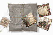 Distressed Christmas Plaids, a Decorative Illustration by rileyBgraphics (Thumbnail 4 of 6)
