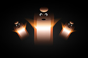 ghost mysterious illustration vector, a Person Illustration by NJ Himel (Thumbnail 2 of 2)