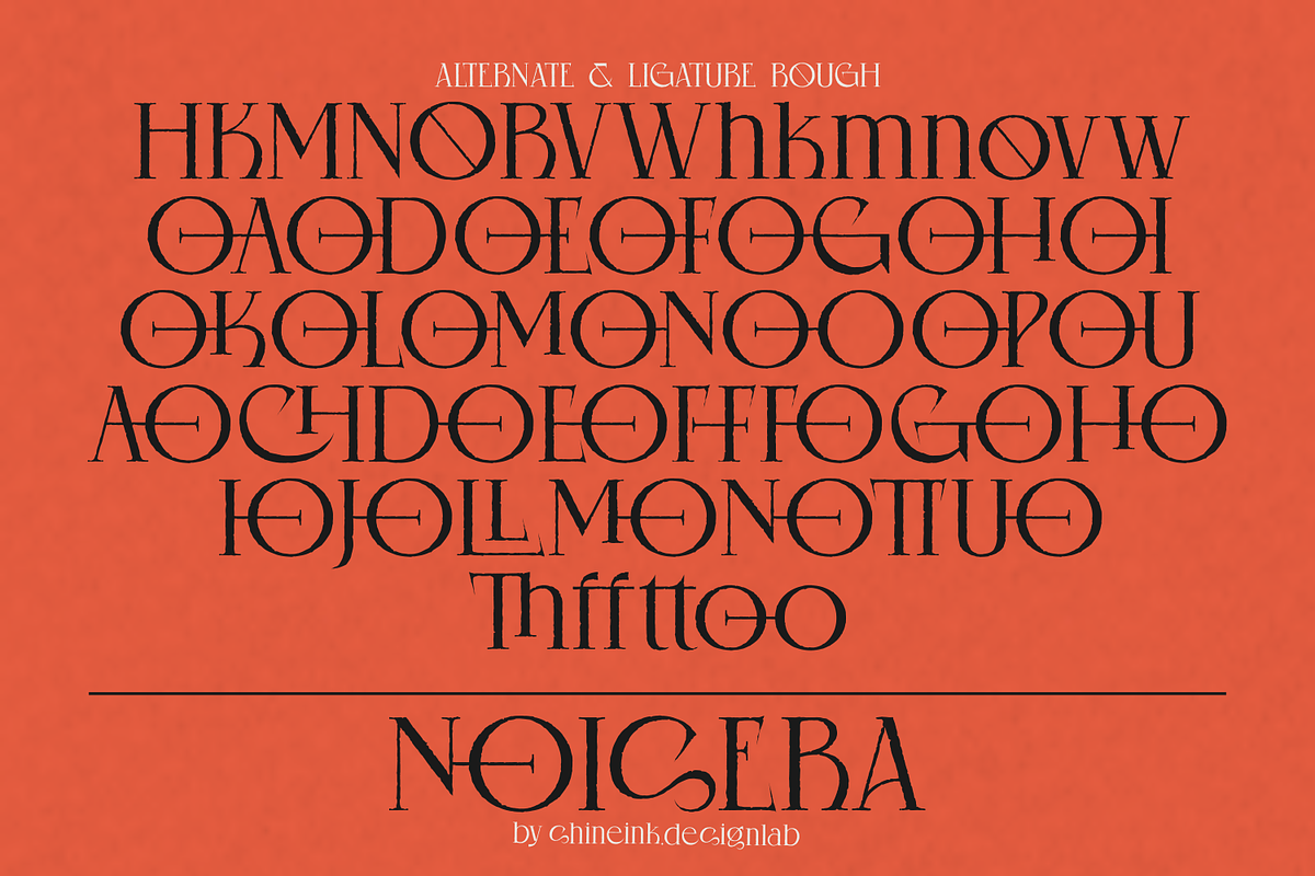 Noisera - Distressed Serif Font, a Serif Font by shineink.designlab (Photo 15 of 15)