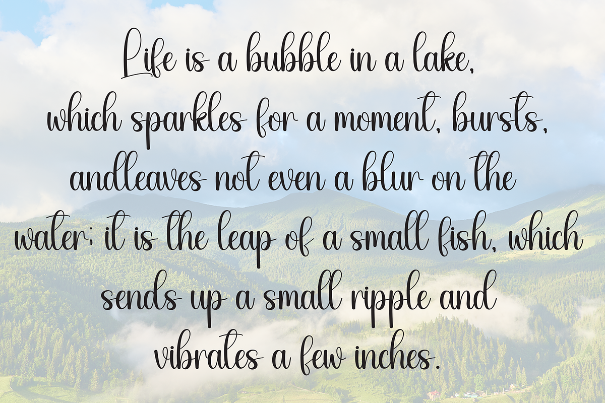 Highland | Script Font, a Handwritten Font by Scratchones (Photo 6 of 9)