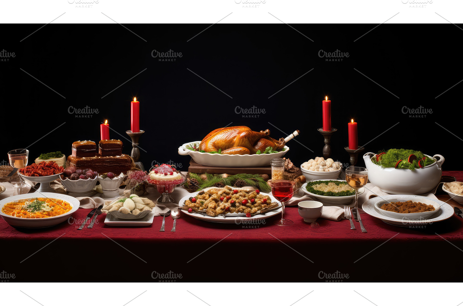 gathering holiday table background, a Holiday Photo by pikepicture