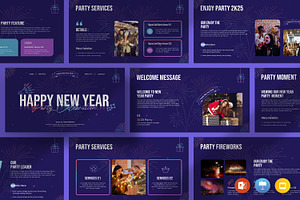 Happy New Year Presentation, a Presentation Template by evgenystudio