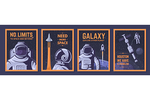 Astronaut Posters. Space Explorer