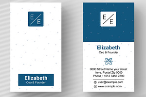 Modern Business Card Design Layout