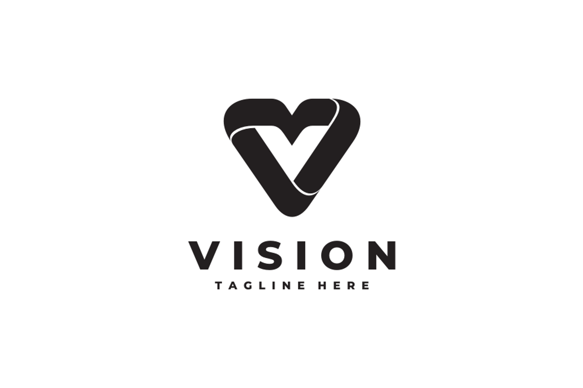 Vision - Letter V logo design, a Branding & Logo Template by yopie