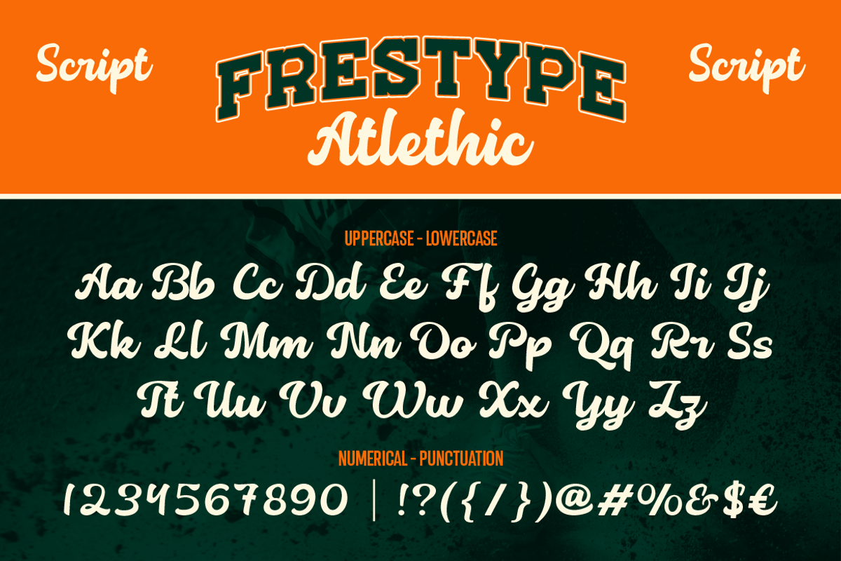 Frestype Atlethic, a Slab Serif Font by Artisan Themes (Photo 4 of 12)