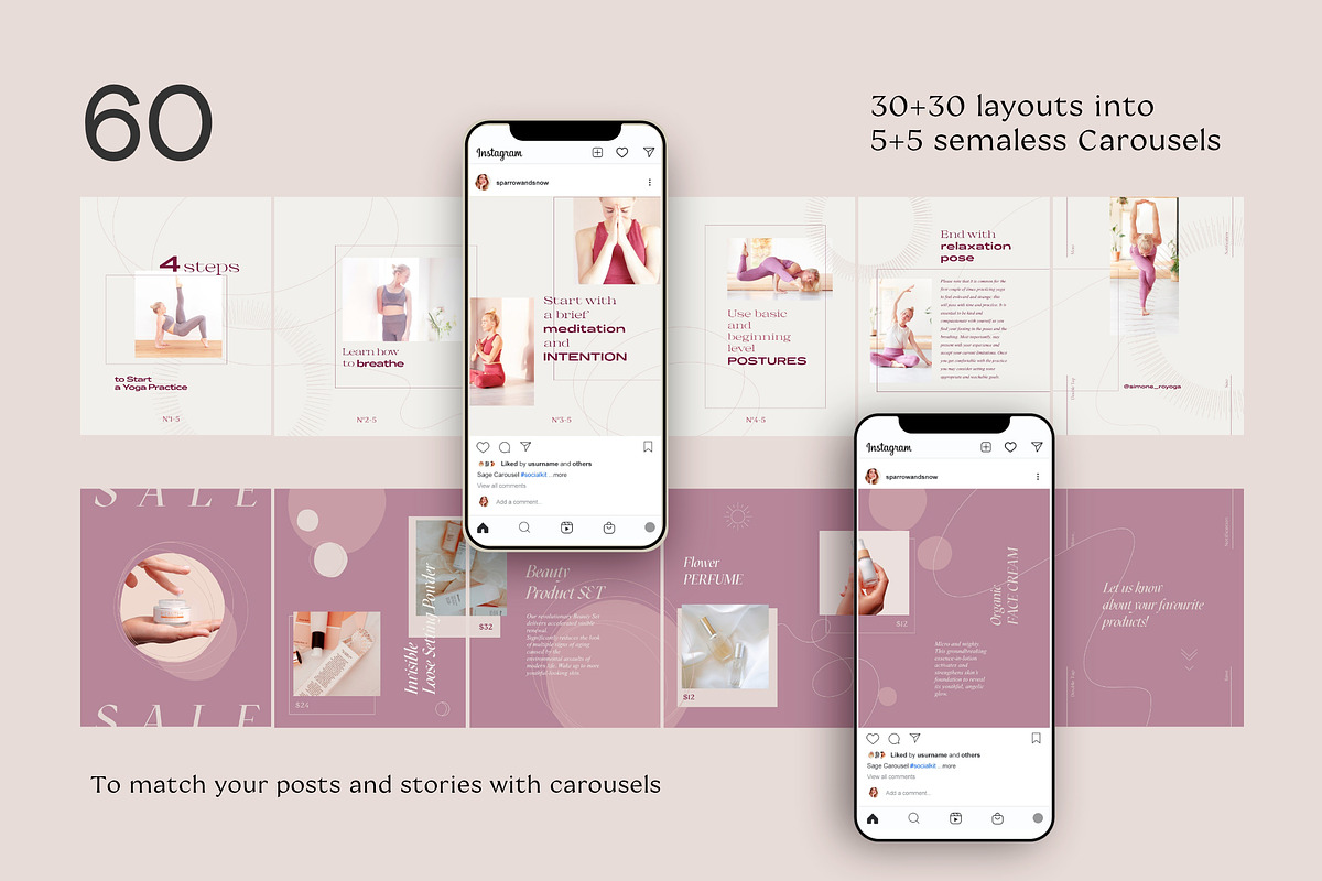 Wellness Social Media Kit CANVA PS, a Social Media Template by Sparrow & Snow (Photo 23 of 26)