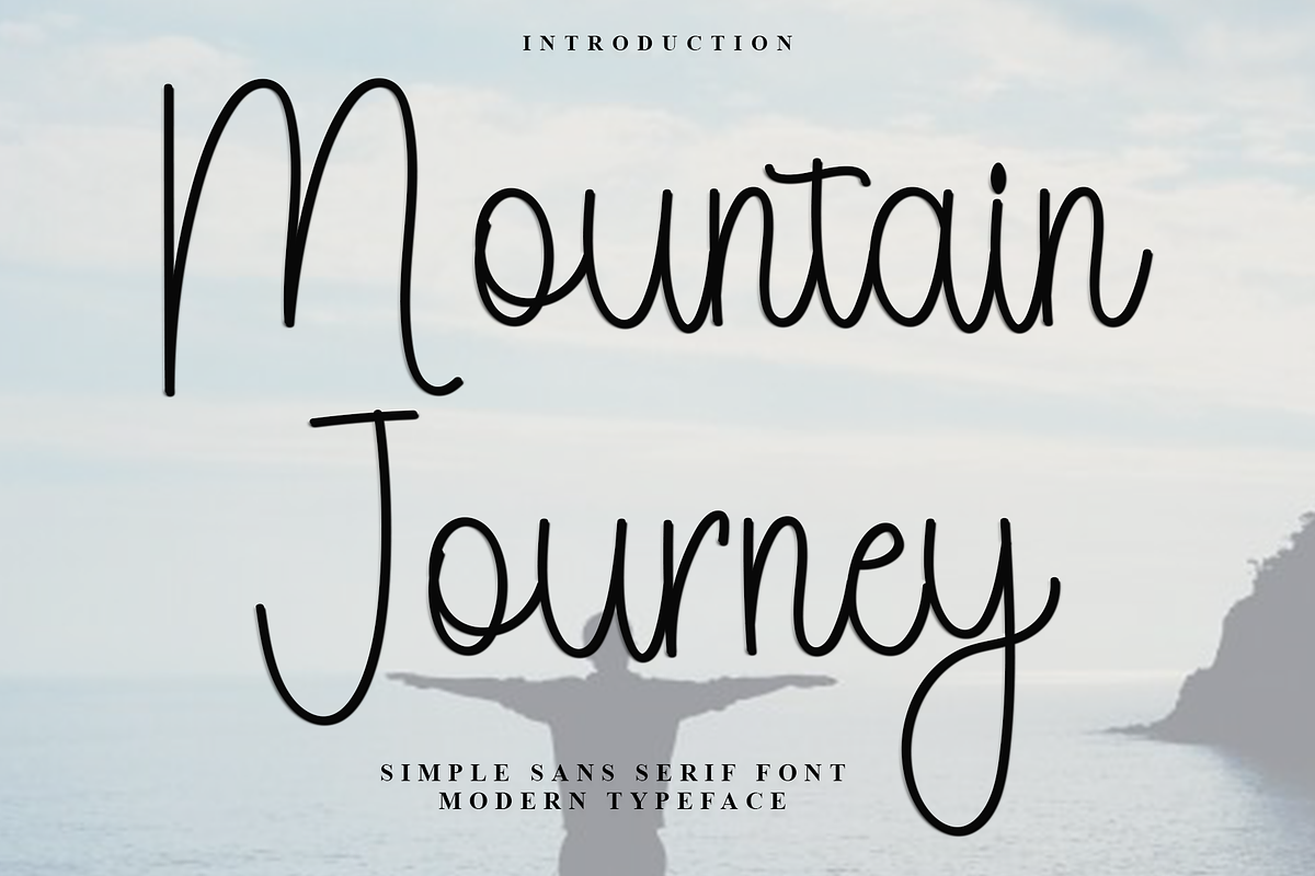 Mountain Journey, a Handwritten Font by InermediaSTUDIO (Photo 1 of 7)