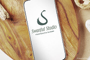 Swan Letter Brand Mark | Canva & AI, a Branding & Logo Template by Elibee (Thumbnail 5 of 6)