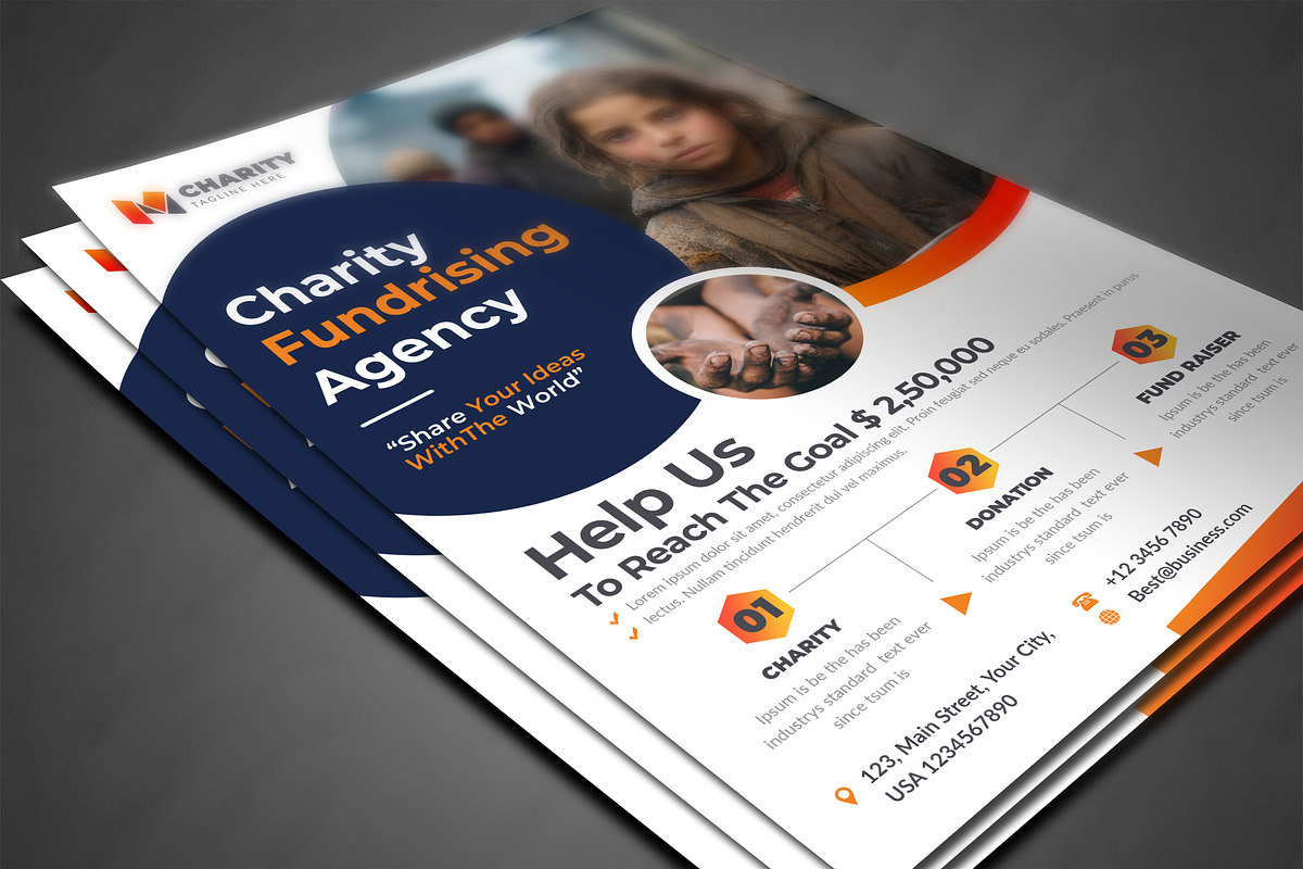Charity Flyer preview 3
