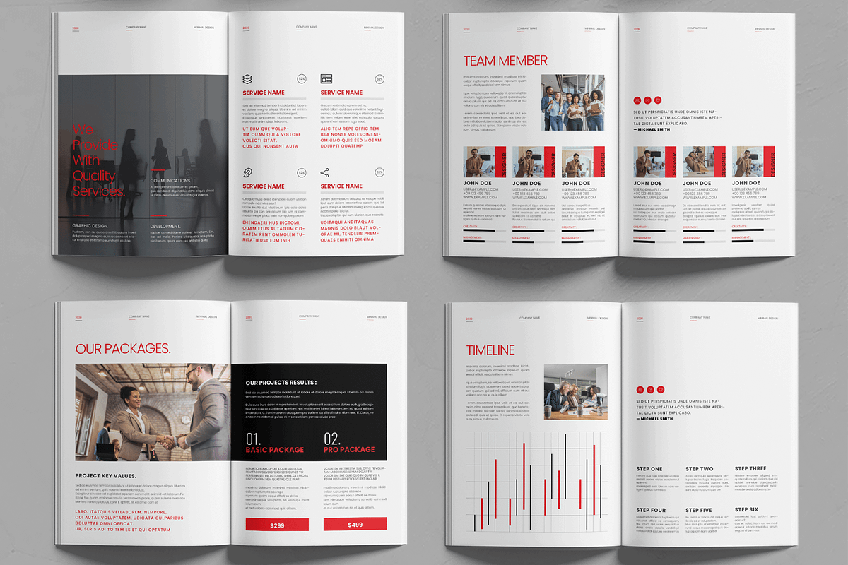 Corporate Business Proposal Template, a Brochure Template by MightyDesign (Photo 3 of 6)