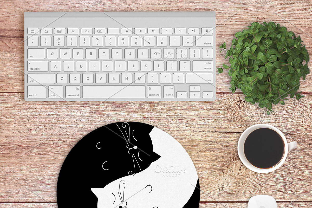 Mousepad mockup, a Product Mockup by Narais (Photo 4 of 5)