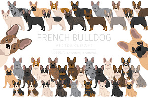 French Bulldog Clipart