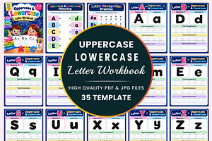 Uppercase & Lowercase Letter Book