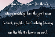 Beaming | Script Font, a Script Font by Scratchones (Thumbnail 8 of 8)