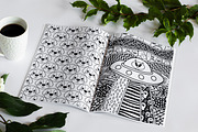 56 Unique Procreate Pattern Brushes, a Brush Add-On by Heather Green Designs (Thumbnail 9 of 11)