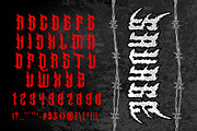 AlesA Modern Metal Horror Font, a Blackletter Font by dansdesign (Thumbnail 4 of 7)