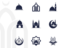 Mosque Logo Collection