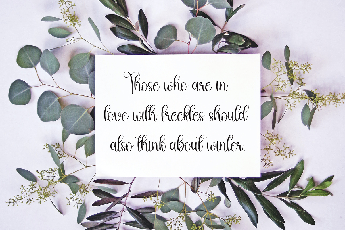 Mountain | Script Font, a Handwritten Font by Scratchones (Photo 3 of 8)