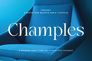 Champles A Modern Serif Typeface, a Serif Font by Comactype Foundry (Thumbnail 20 of 20)