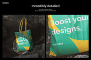 Summer Tote Bag Mockups, a Merchandise Mockup by Mocku (Thumbnail 8 of 12)