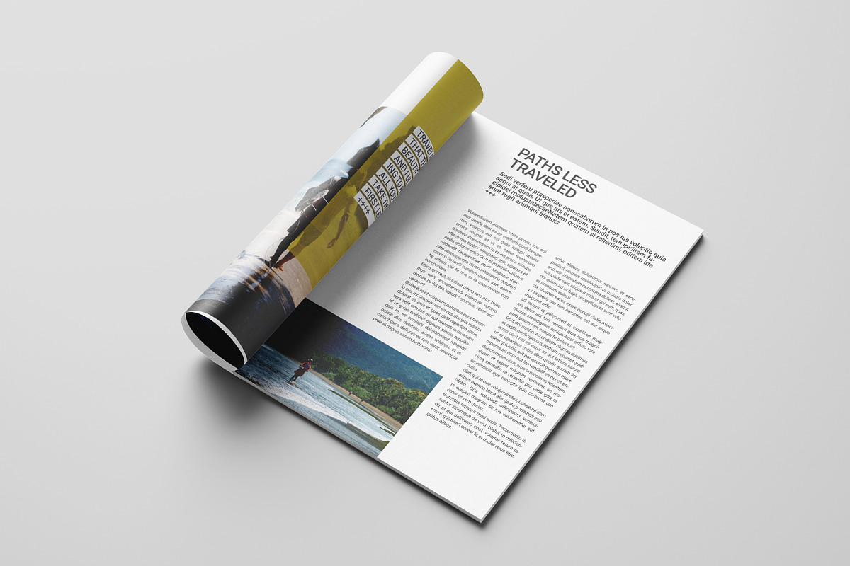 Travel Magazine Template preview 5