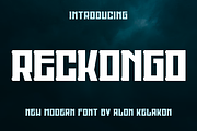Reckongo, a Serif Font by alon kelakon (Thumbnail 1 of 5)