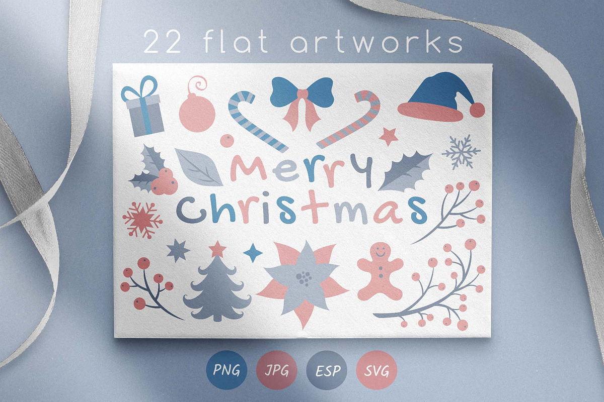 Modern Christmas Clipart Collection, an Illustration by Illustana (Photo 13 of 17)
