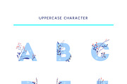 50% OFF - Snowy Floral Color Font, a Symbol Font by Kaligra.co (Thumbnail 2 of 12)