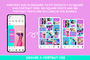 Purple & Blue Instagram Templates, a Social Media Template by SunshineStudioBoutique (Thumbnail 5 of 10)