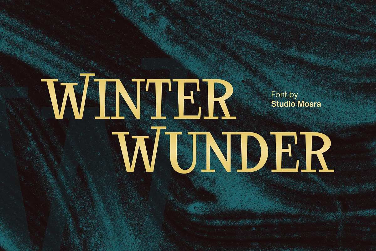 Winter Wunder - Christmas Serif Font, a Serif Font by Studio Moara (Photo 1 of 8)