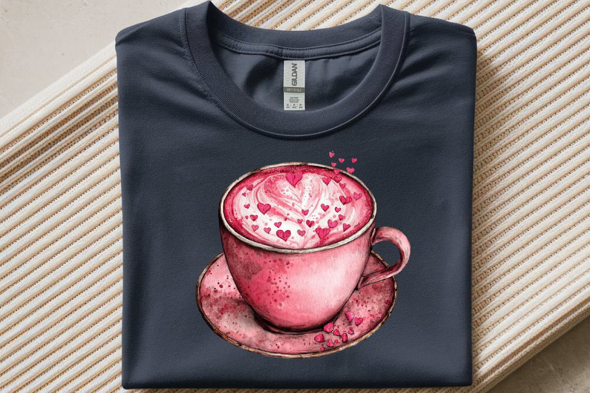 Valentines Day Coffee Cup Clipart, an Illustration by SinaCreation (Photo 8 of 11)