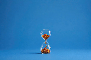 autumn season measured by leaves, generative AI, a Photo by Nito