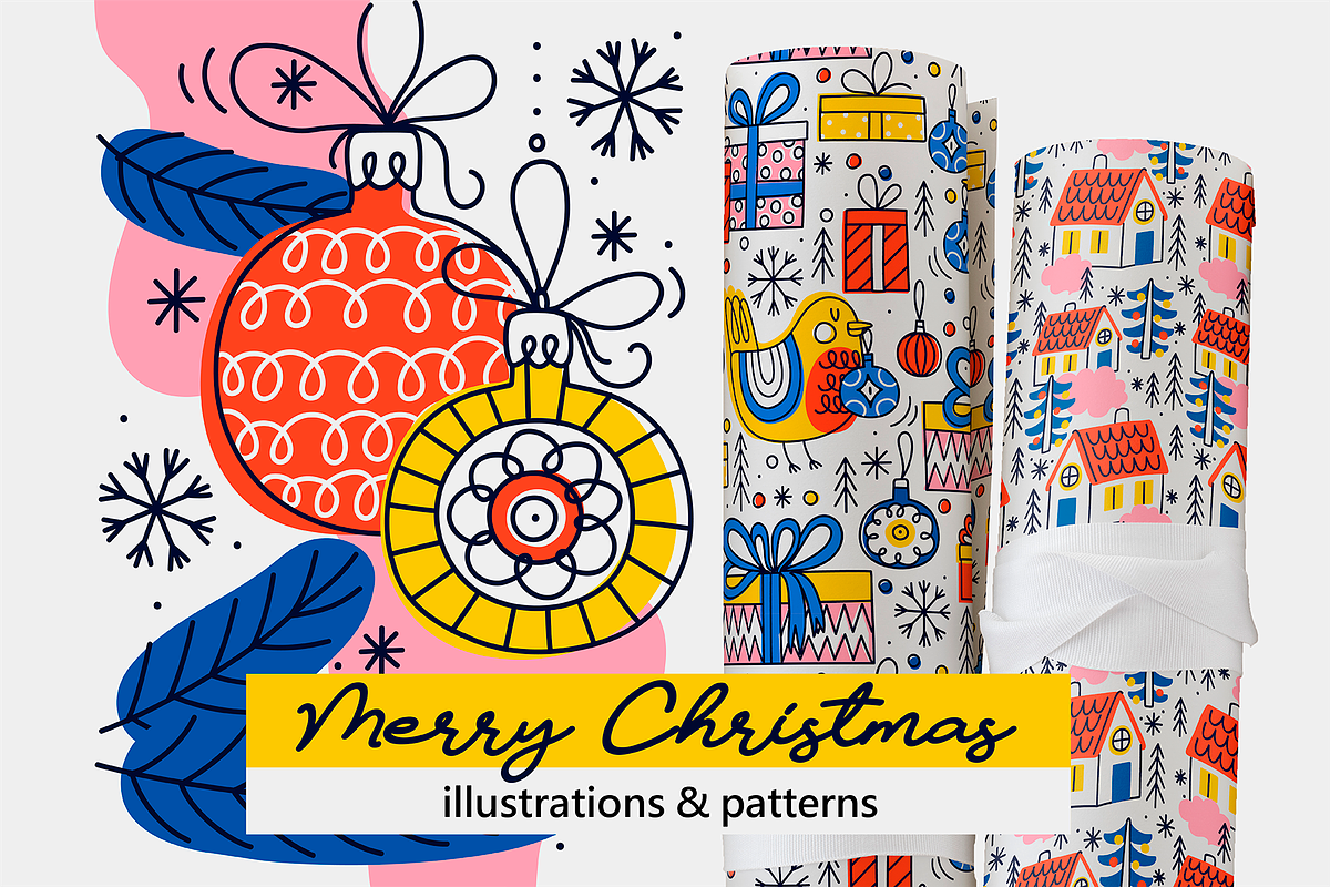 Christmas doodles, an Illustration by Nastya Tkachova (Photo 1 of 8)