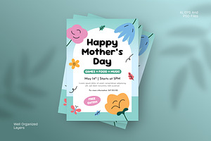 Happy Mother's Day - Flyer Set, a Resume Template by Izdihaar_Studio