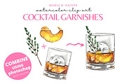 Cocktail Garnishes Clipart Set, a Food Illustration by Maria B. Paints (Thumbnail 2 of 2)