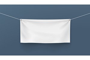 a textile sheet hanging on two ropes, a Texture Illustration by IfH