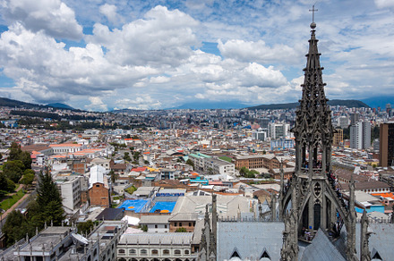 View of Basilica of the National Vow (Basilica del Voto Nacional